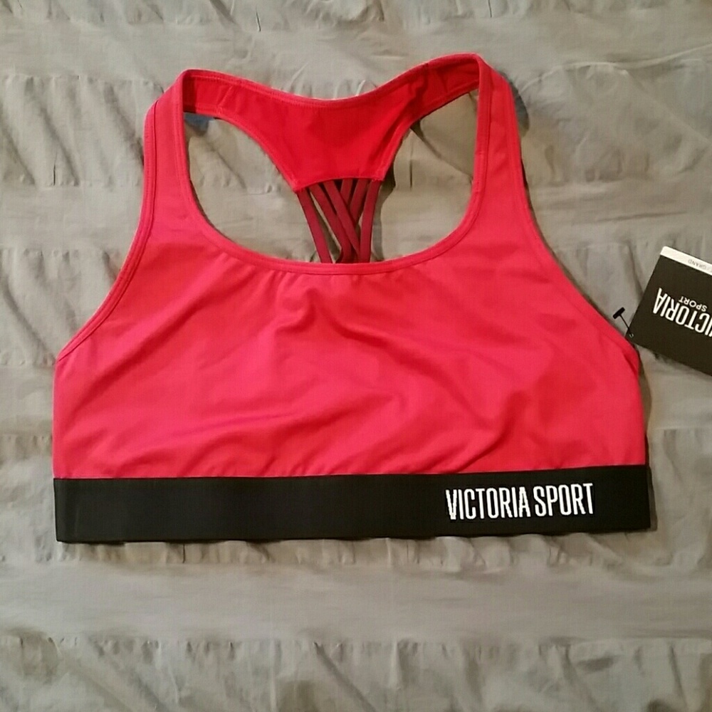 Victoria Secret sports bra with strappy back